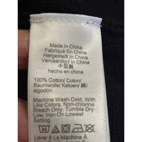 J. Crew Factory Schoolboy Sweater Jacket, black, XXL, academia, old money, soft - Picture 5 of 5